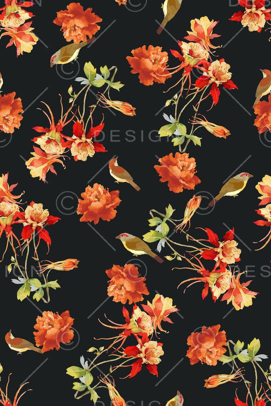 鸟印花华亿平台图片