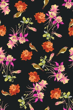 鸟印花华亿平台图片