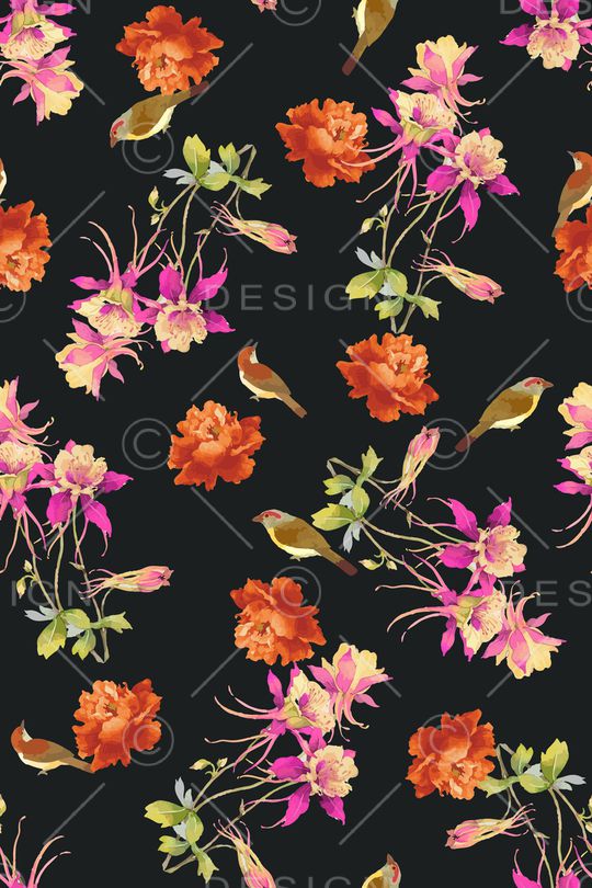 鸟印花华亿平台图片