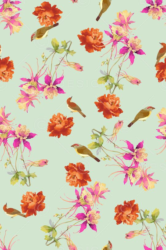 鸟印花华亿平台图片