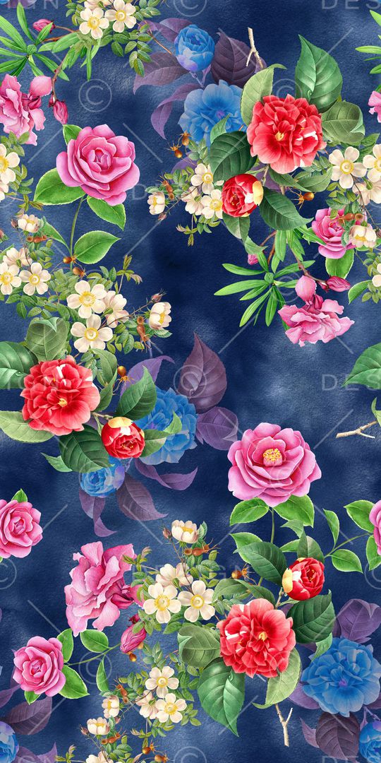 小碎花印花华亿平台图片