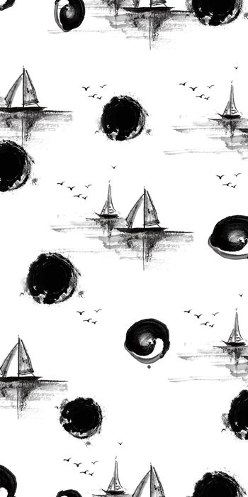 水墨风印花华亿平台图片