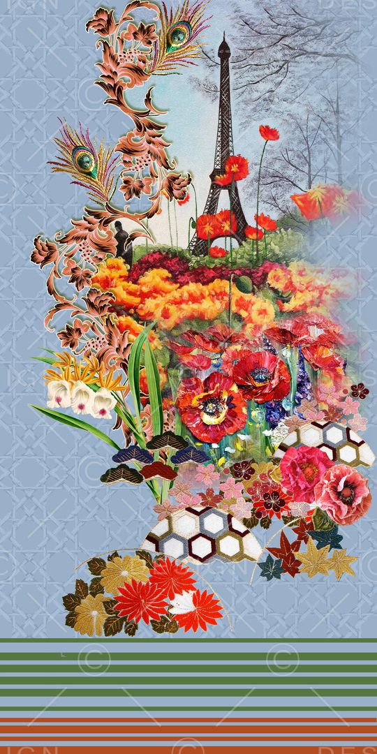 条纹印花华亿平台图片