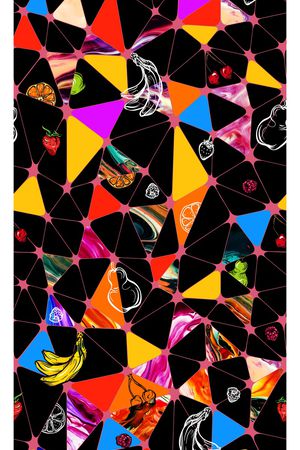 几何印花华亿平台图片