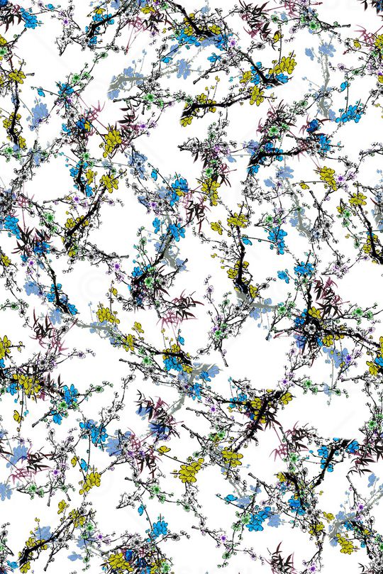 梅花印花华亿平台图片