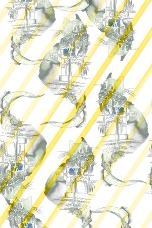 条纹印花华亿平台图片