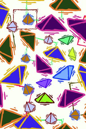 几何印花华亿平台图片