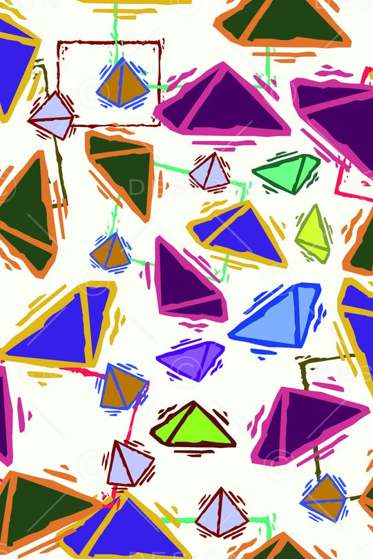 几何印花华亿平台图片