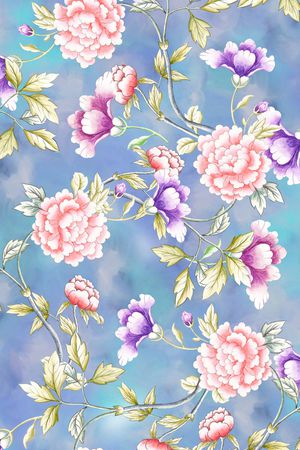 小碎花印花华亿平台图片