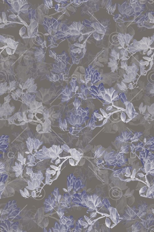 玉兰花印花华亿平台图片