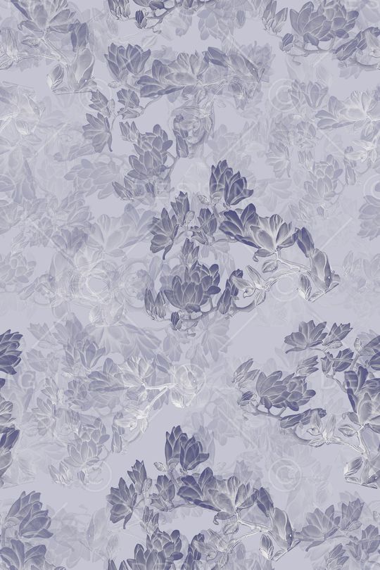 玉兰花印花华亿平台图片