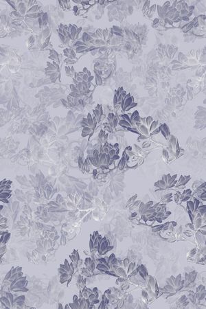 玉兰花印花华亿平台图片