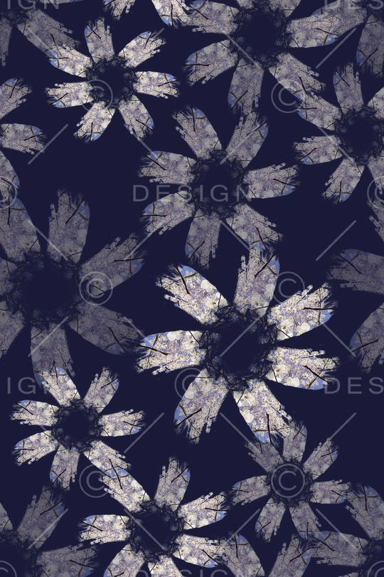 玉兰花印花华亿平台图片