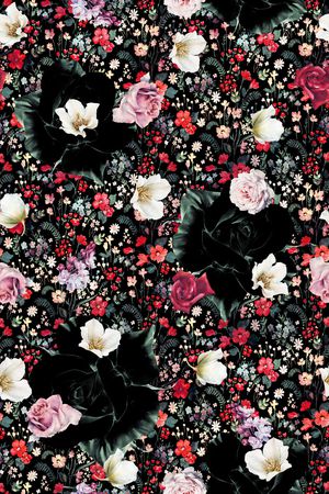 小碎花印花华亿平台图片