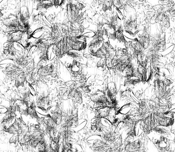 抽象花卉印花华亿平台图片