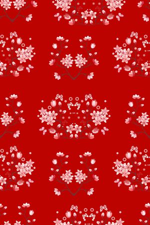 桃花印花华亿平台图片