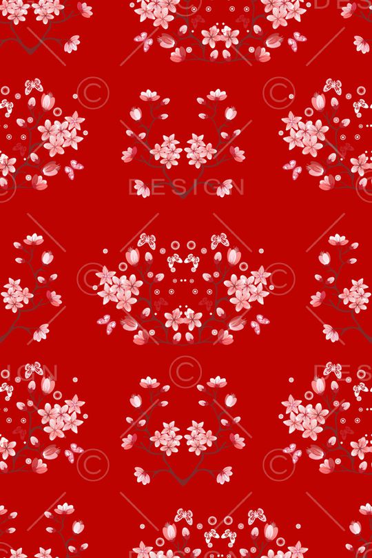 桃花印花华亿平台图片