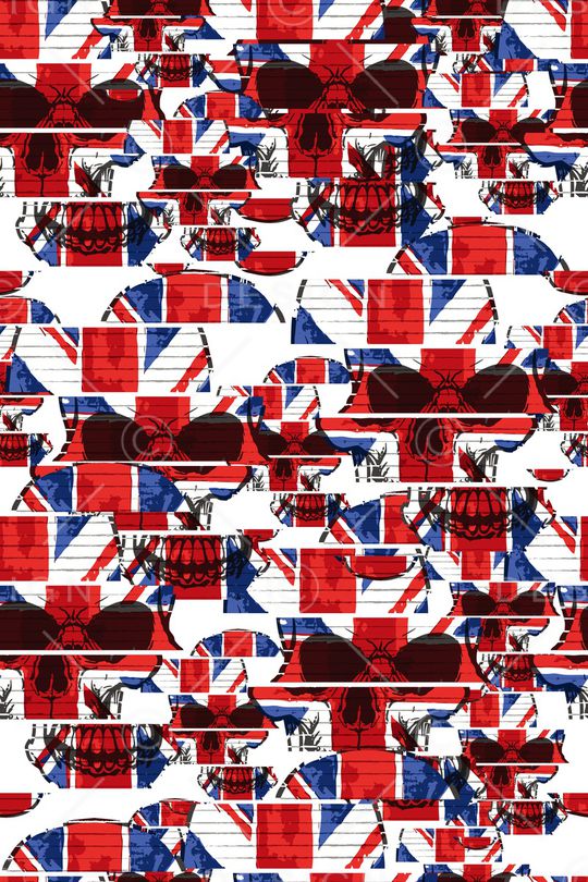 骷髅印花华亿平台图片