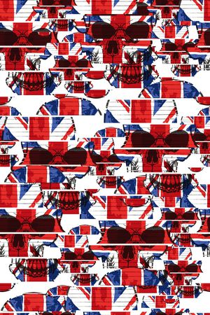 骷髅印花华亿平台图片