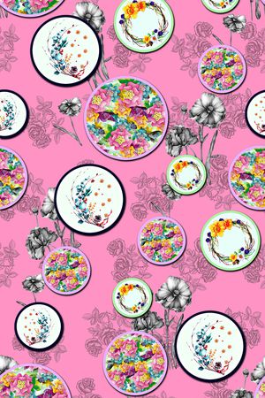 家居服印花华亿平台图片