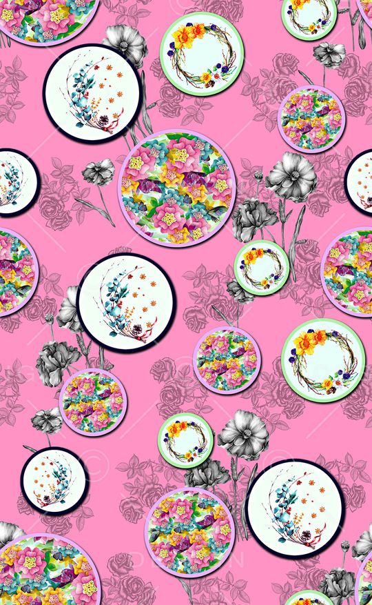 家居服印花华亿平台图片