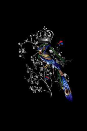 鸟印花华亿平台图片