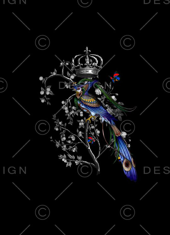 鸟印花华亿平台图片