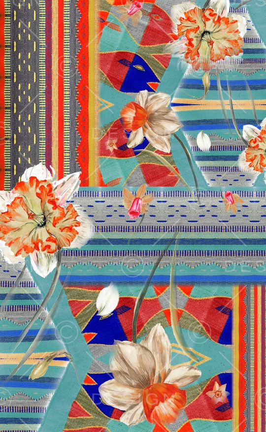 民族风印花华亿平台图片