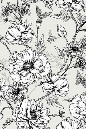 手绘花卉印花华亿平台图片