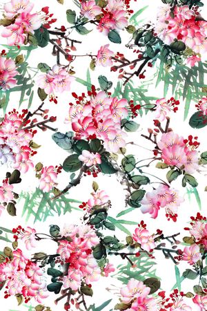 荷花印花华亿平台图片