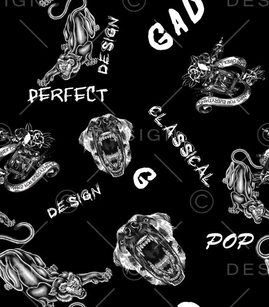 纹身印花华亿平台图片