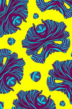 条纹印花华亿平台图片