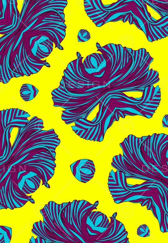 条纹印花华亿平台图片