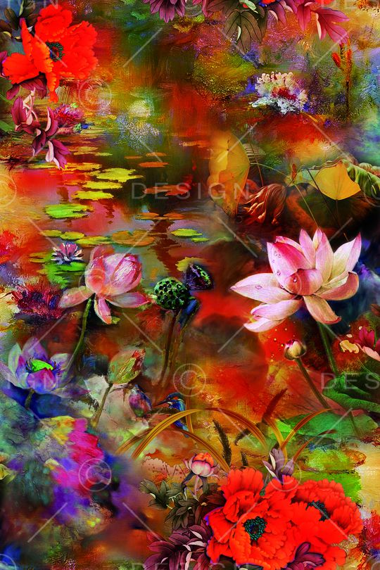 抽象印花华亿平台图片