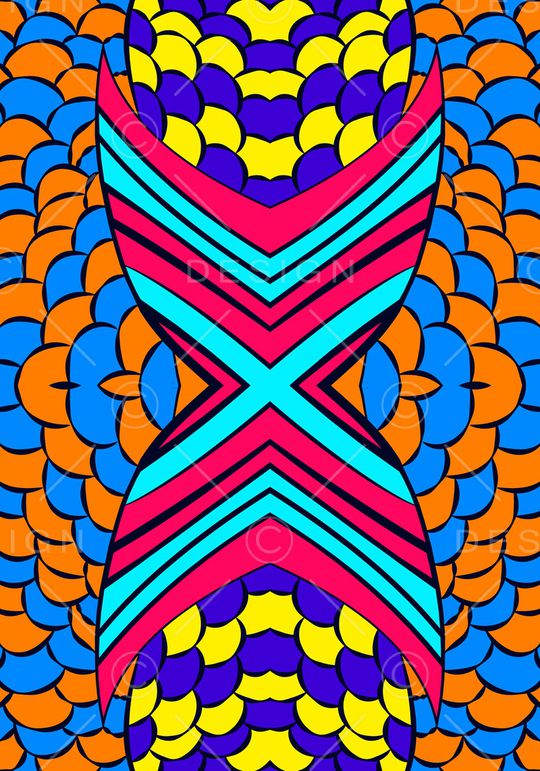 抽象印花华亿平台图片