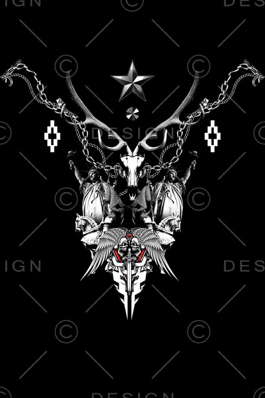 抽象印花华亿平台图片