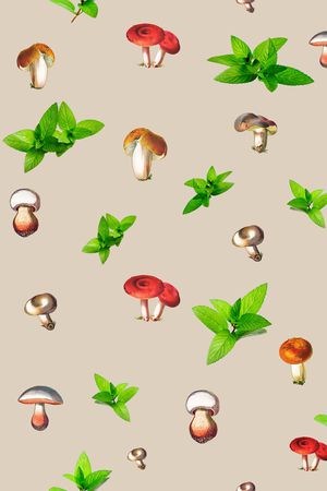 蘑菇印花华亿平台图片