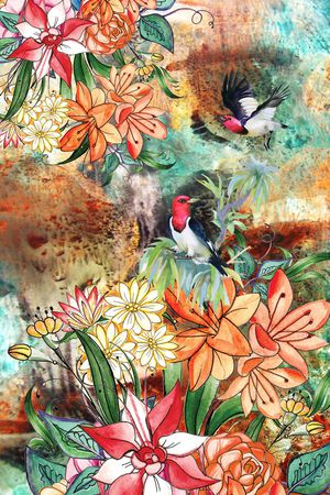 定位花印花华亿平台图片