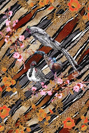 休闲印花华亿平台图片