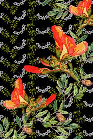 定位花印花华亿平台图片