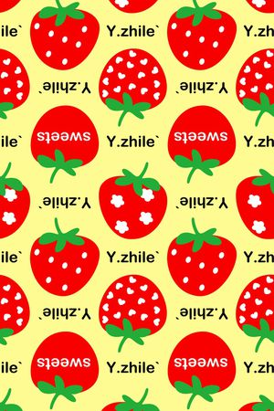 草莓印花华亿平台图片