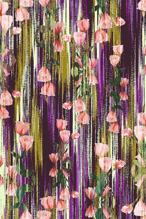 条纹印花华亿平台图片