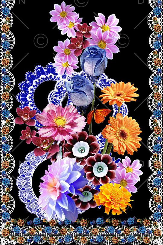 定位花印花华亿平台图片