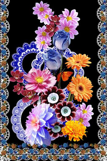 定位花印花华亿平台图片