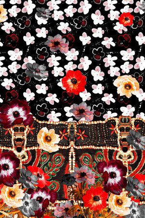 民族风印花华亿平台图片