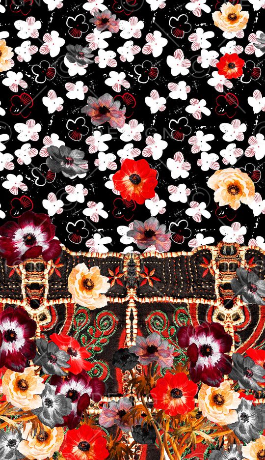 民族风印花华亿平台图片