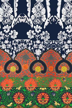 民族风印花华亿平台图片