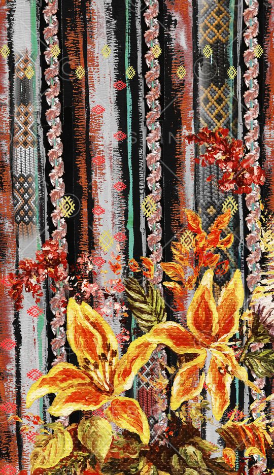 民族风印花华亿平台图片