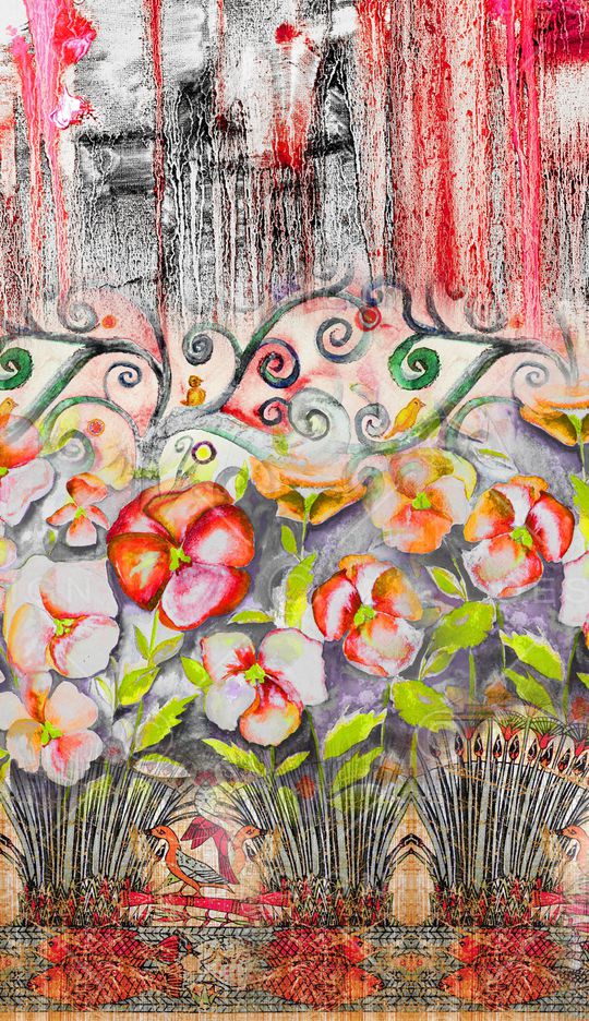 民族风印花华亿平台图片