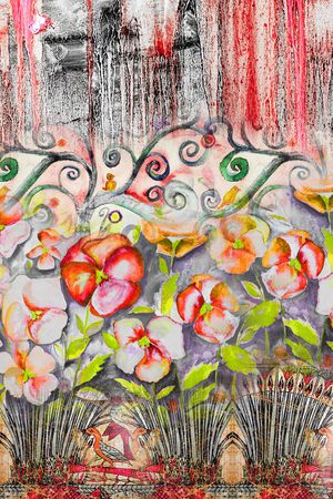 民族风印花华亿平台图片